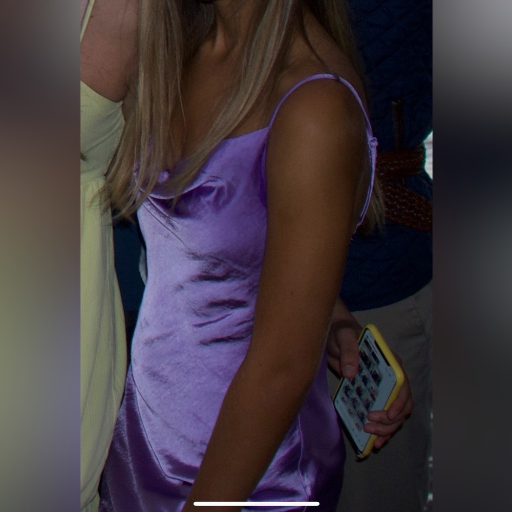 Motel Rocks Mini Slip Dress Purple Size S